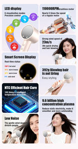 Pengering Rambut Profesional 110V Multifungsi Kecepatan Tinggi 3 Pengaturan Kecepatan Listrik Plastik Putih untuk <span class=keywords><strong>Salon</strong></span> Penggunaan Luar Ruangan Putih - Product Image 5