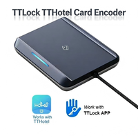 Encodeur de cartes USB RFID E5 M1 S50 13,56 MHz pour système de serrure intelligente TTLOCK/TTHotel, lecteur-graveur de clés, outil de gestion hôtelière Mi-Fare
