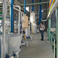 Ligne de production complète d'huile de soja 5TPD, machine de pressage et de raffinage d'huile, petite usine de production d'huile de soja végétale pour la cuisson