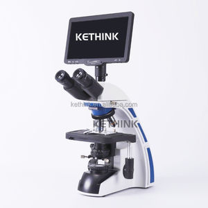 液晶ディスプレイ付き三眼生物顕微鏡KETHINK研究室教育用デジタル光学顕微鏡 - Product Image 4