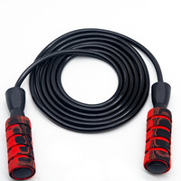 Corde à sauter populaire sans fil en PVC de 3 m avec grosses balles, lestée, double usage, pour fitness par la gravité, réduction de la graisse, unisexe, haute qualité