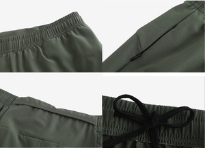 Shorts de sport pour <span class=keywords><strong>homme</strong></span> de qualité supérieure, légers, à séchage rapide, avec cordon de serrage, pour la <span class=keywords><strong>randonnée</strong></span>, la course à pied, les activités sportives, 5 pouces - Product Image 2