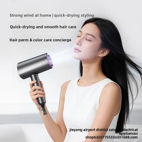 Secador de Pelo Iónico Profesional de Alta Velocidad para un Secado Rápido, Cuidado del Cabello Suave, Reparación del Cabello Teñido y Rizado, Herramienta de Salón