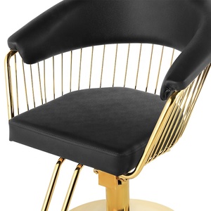Fauteuil de Salon de Coiffure Noir Luxueux pour Femmes, Fauteuil Coiffant Élévateur pour Salon de Beauté - Product Image 6