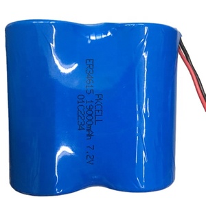 锂电池组7.2v 7.4v 32650 1S2P 2S1P，带电线和连接器，用于电动工具 - Product Image 2