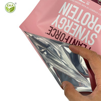 Sachet Doypack Personnalisé avec Impression Couleur pour Chocolat et Protéines Végétales – Sachet Doypack Réutilisable à Fermeture Ziplock en Feuille d'Aluminium
