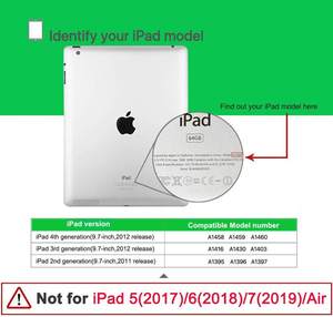 เคสแท็บเล็ต HGD สำหรับ iPad 2/3/4 Gen (9.7 นิ้ว) สำหรับเด็ก ทำจากวัสดุ EVA พร้อมขาตั้งแบบปรับได้  วัสดุโฟมยาง EVA กันกระแทก พร้อมหูหิ้วสำหรับเด็ก - Product Image 2