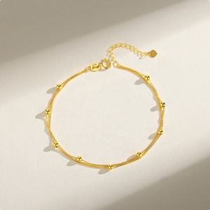 सोने की असली बिक्री 18k वास्तविक सोने की कीमत 750 बेड्स के ब्रैसलेट ठोस शुद्ध सोने के गहने थोक - Product Image 4