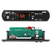 Placa Amplificadora 2x40W con Bluetooth para Auto, Decodificador MP3 con Llamadas Manos Libres, Modelo DC7V-26V