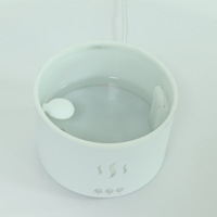 Diffuseur d'arômes humidificateur flamme volcanique 400 ml en gros avec lumière LED à effet de fissure et minuteur 2H/8H pour la maison et le bureau
