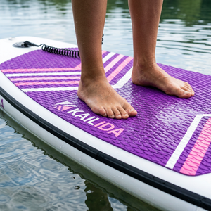 Planche de SUP <span class=keywords><strong>gonflable</strong></span> de 10 pieds avec anneau en D pour la fixation à un quai <span class=keywords><strong>ou</strong></span> à une autre planche pour la pratique du <span class=keywords><strong>paddle</strong></span> en groupe - Product Image 4