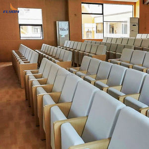 Sillas de auditorio modernas personalizables con paneles de pasillo Muebles de Teatro de tela para escuelas - Product Image 2