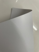 Film rigide de feuille de PVC de diffuseur de lumière blanche résistant aux UV imperméable de 0.3mm pour l'abat-jour