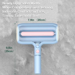 Outil de gros réutilisable et portable pour l'élimination des poils d'animaux avec bac de collecte pour chiens et chats - Ramasse-crottes en caoutchouc durable - Product Image 3