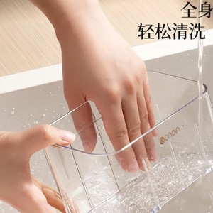 Wall Mounted Toothbrush Holder Rectangle No Drilling Cosmetic Storage Box Bathroom Shelves - Product Image 4