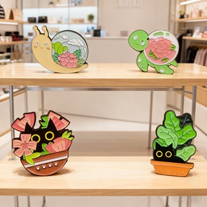 เข็มกลัดโลหะสั่งทำขายส่งสำหรับติดปกเสื้อ  แบบเคลือบแข็งและเคลือบอ่อน  ทำจากโลหะผสมสังกะสี สำหรับของที่ระลึก งานฝีมือโลหะ - Product Image 3