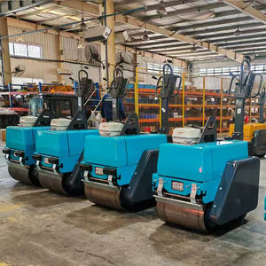 Storike hoogwaardige mini-wegwals met dubbele trommel, 600 kg, dieselmotor, te koop - Product Image 5