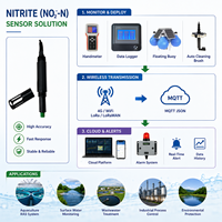 Logiciel serveur RS485 en ligne pour la surveillance et l'analyse des nitrites dans l'eau, système de surveillance de la qualité de l'eau, capteur compatible MQTT Json