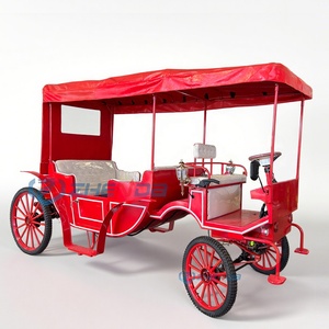 Charrette à chevaux robuste, calèche électrique élégante, calèche classique, calèche de tourisme - Product Image 1