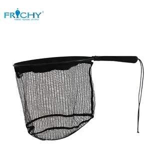 EN20 di alta qualità spigola Fish Landing Net in alluminio accessori pesca pesca reti di atterraggio con impugnatura Anti-slittamento