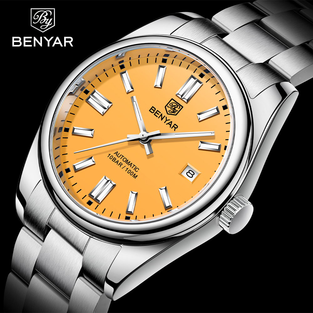 BENYAR 5185 自動巻きメカニカル腕時計 防水・ルミナス手元 男性用