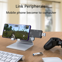 Lector de Tarjetas OTG Tipo C SD TF 6 en 1, Adaptador de Memoria USB Micro USB, Transferencia de Alta Velocidad de 480 MBPS, Lector de Tarjetas Multifuncional