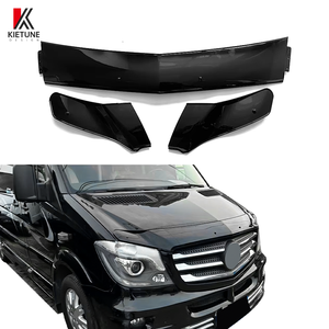 W906 Kit de carrosserie 3 pièces pour capot moteur sans éclairage, noir brillant en ABS pour Mercedes-Benz Sprinter W906 2014 2015 2016 2017 - Product Image 1