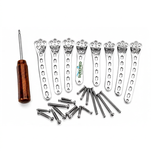Ensemble d'instruments de fixation orthopédique pour les interventions de traumatologie et de fixation osseuse, ensemble d'instruments de traumatologie en acier inoxydable - Product Image 1