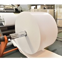 Rouleau de papier en feuille éventail pour gobelets, revêtement PE simple et double, qualité cinq étoiles et Enso, vente directe usine