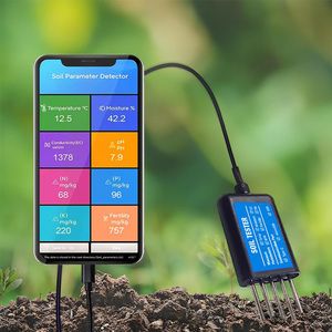 เครื่องวัดคุณภาพดิน J&R Smart 8-in-1 แบบ USB วัดค่า EC <span class=keywords><strong>PH</strong></span> ความชื้น อุณหภูมิ ความเค็ม พร้อมวิเคราะห์ NPK แบบเรียลไทม์ - Product Image 2