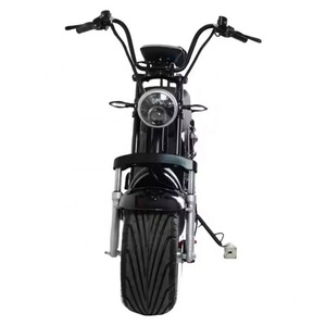 Factory Direct Electric Motorcycle with 10 Inch Fat Tire 1000W Electric Scooter Hot Selling in Brazil 60V Electric Citycoco - Product Image 6