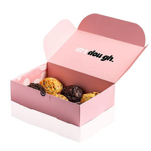 กล่องกระดาษลูกฟูกสีชมพูขนาดใหญ่แบบกำหนดเอง พร้อมซับในฟองน้ำ เหมาะสำหรับบรรจุภัณฑ์อาหารทะเลและไข่ พร้อมโลโก้ - Product Image 3