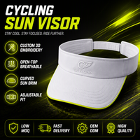 Casquette de cyclisme sportive personnalisée OEM avec visière, impression en relief et broderie 3D, chapeau de sport ajustable, vente en gros