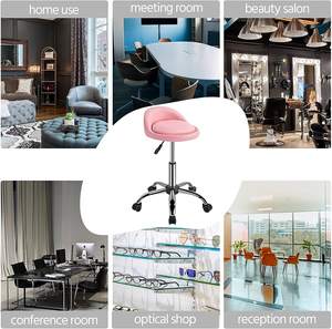 नई शैली बाल स्टाइल सौंदर्य सैलून कुंडा दौर सीट मल सैलून पु चमड़े उच्च बार दस्त नाई कुर्सियों धातु कुर्सियों - Product Image 5