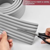 Kuliwei Bande de protection multi-bandes en mousse autocollante pour bords de table, pare-chocs de sécurité pour meubles, protection d'angle