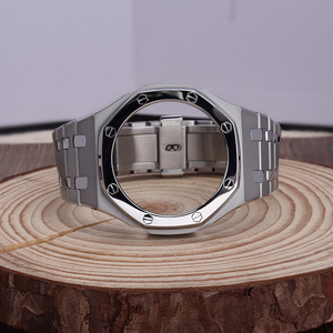 Kit de modification entièrement métallique <span class=keywords><strong>GA</strong></span>-<span class=keywords><strong>2100</strong></span>, boîtier et <span class=keywords><strong>bracelet</strong></span> de remplacement en acier inoxydable robuste pour Casio G-Shock CasiOak - Product Image 3