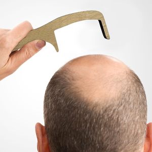 <span class=keywords><strong>Peigne</strong></span> en bois pour homme <span class=keywords><strong>chauve</strong></span> - Cadeau amusant pour hommes chauves - Product Image 3