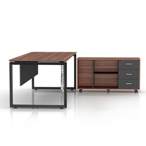 Modern L-Shape Executive Manager Writing <b>Desk</b> Single Office Furniture Contemporary Wholesale Supply Boss Office <b>Desk</b> Organizer - Product Image 5