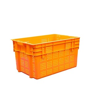 Fruit And Vegetable <b>Basket</b> 600x400x315mm <b>Stackable</b> Plastic Crate For Market Storage - Product Image 4