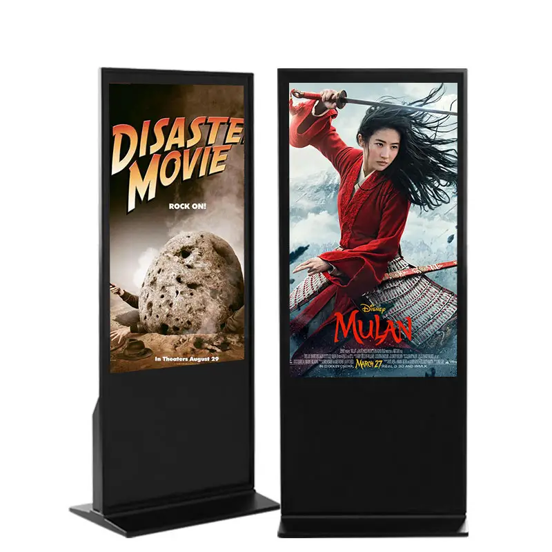 High definition 4K Android touch screen advertising machine digital signage display kiosk