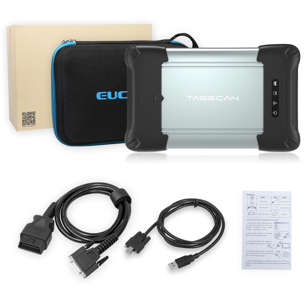 Eucluia wiscan T6pro ECU programlama aracı için Benz/AUDI/BMW orijinal tanı yazılımı araç teşhis tarayıcı