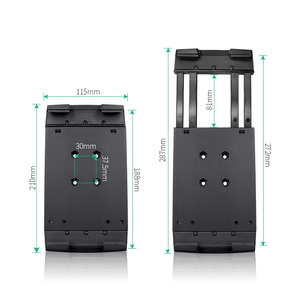 Support universel pour tablette, fixation sur grille d'aération de voiture ou ventouse sur tableau de bord/pare-brise pour tablettes de 8 à 14 pouces, support pour téléphone portable - Product Image 2