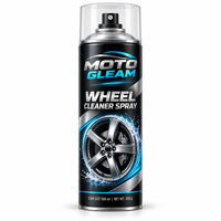 Nettoyant pour jantes MOTO GLEAM, formule spray et rinçage pour tout-terrain, 4x4, boue, sel et poussière de frein.