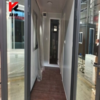 Vente chaude 700mm Maison de conteneur extensible avec nouveau design Expédition américaine depuis la Chine Maison préfabriquée en acier et en bois