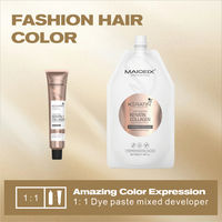 Tinte Orgánico Profesional Hailu Mejores Productos de Color de China Crema Natural Semi-Permanente y Permanente Resistente a las Canas Sin Amoniaco