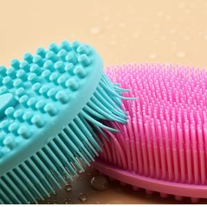 Cepillo de limpieza de silicona suave para rostro y cuerpo, cepillo exfoliante para la piel, masajeador con puntas que mejoran la celulitis, accesorios para el baño. - Product Image 1