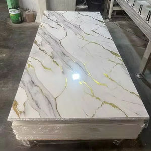 Lámina de mármol UV de PVC flexible para pared interior - Product Image 1