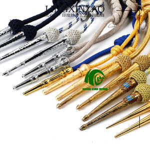 สายคาดเอวสำหรับใส่ไปงานพิธีของ Kango สำหรับชุดยูนิฟอร์มสีทองและสีเงิน - Product Image 3