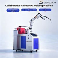 350A/500A CE Cobot MIG Kaynak Makinesi Programlama Gerektirmeyen 6 Eksenli 10kg Taşıma Kapasiteli, Boru ve Tüp Kaynağı için Drag Teach Özelliğiyle