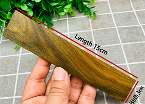 Segnalibro personalizzato in palissandro, materiali in legno fai da te, artigianato scolastico, fai da te, legno massello rosso, lavorazione del legno - Product Image 6